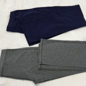 2 pair of Under Armour cotton straight leg leggings sz M